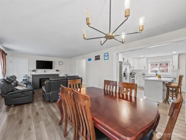 Dining Area and Living Room