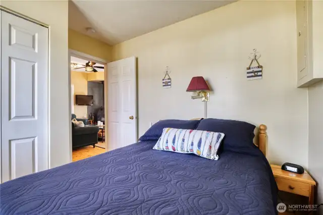 Bedroom 2 with closet space