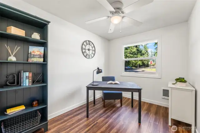 3rd bedroom is perfect for your office!