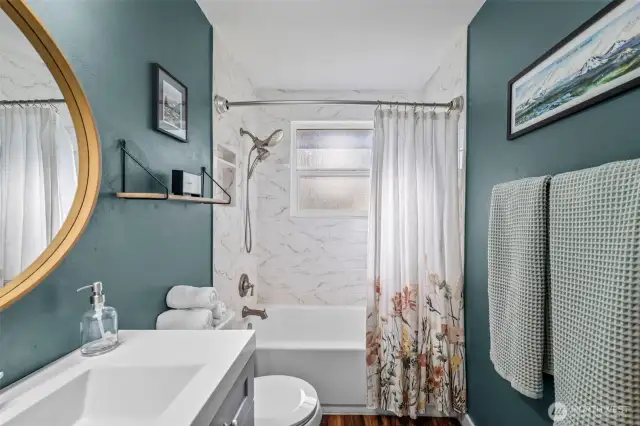 New EVERYTHING! There is a closet in the bathroom for all your essentials, not shown.
