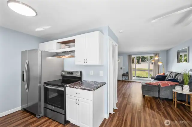 New appliances, paint, lighting fixtures.