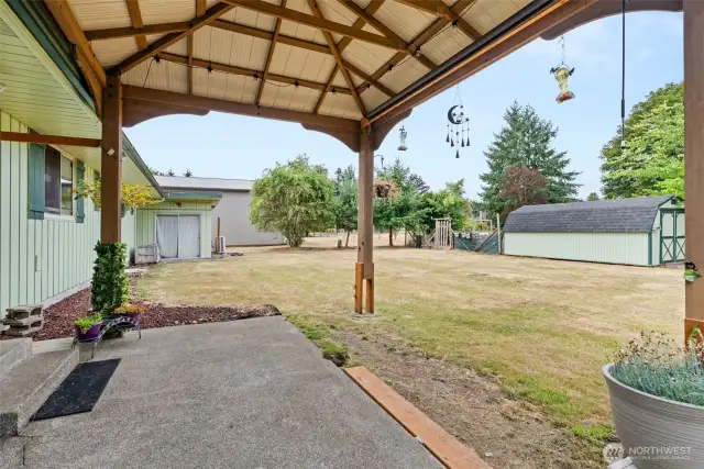 Patio off of kitchen