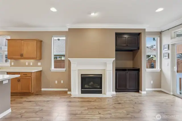 Abundance of natural light shines in this home and really looks great with the luxury vinyl plank floors