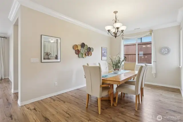 Another angle of the dining room from the kitchen