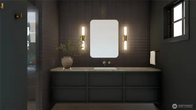 Rec-room bath