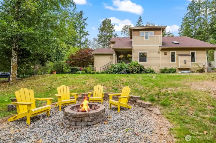 This home offers numerous spots to sit