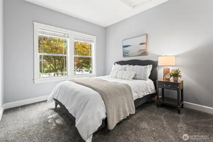 Secondary bedroom on the main floor