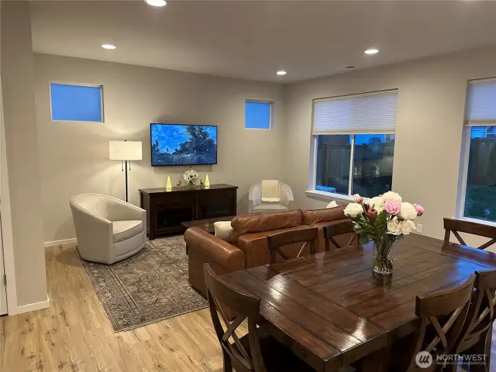 Cozy Living room , during dust .