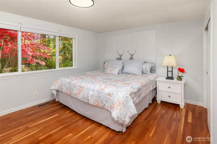 Primary Bedroom- has two closets for lots of space