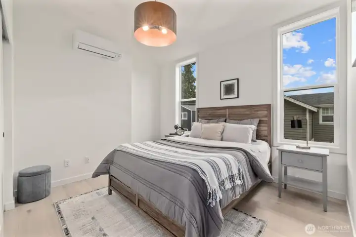 2nd of 3 bedrooms on same level