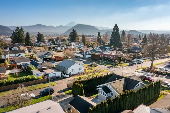 Sweet in town property! Screened for privacy.