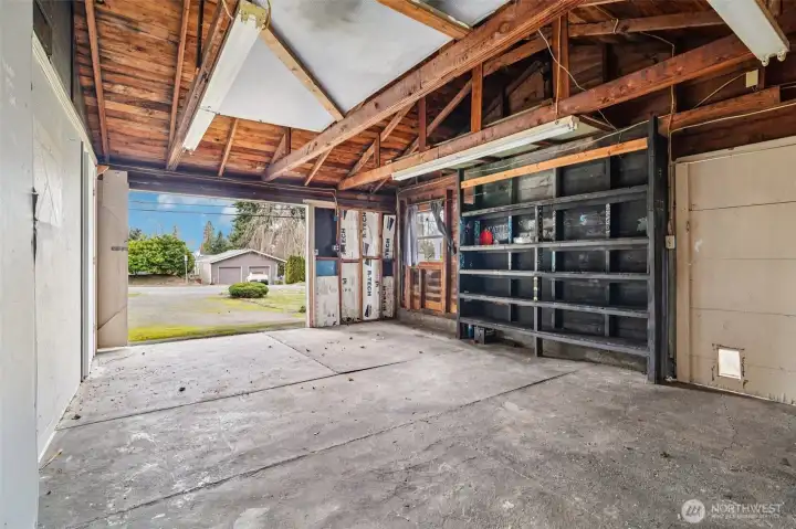 Large garage