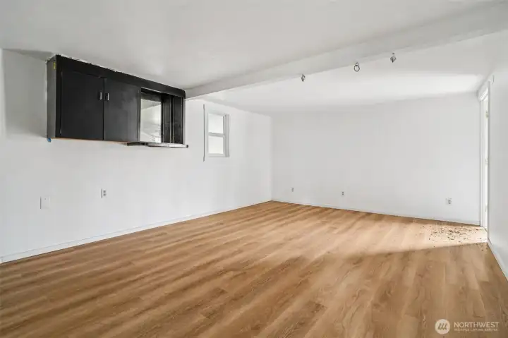 Bonus room behind garage