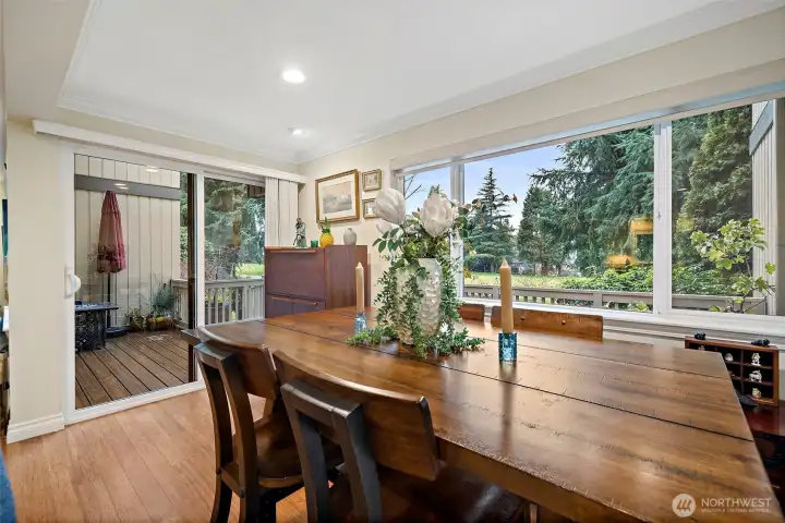 Formal Dining with Golf Course View