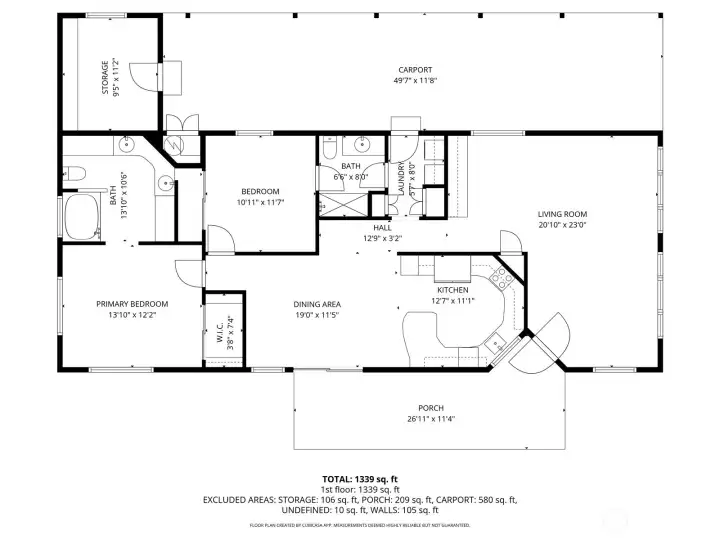 Floorplan with Dimensions