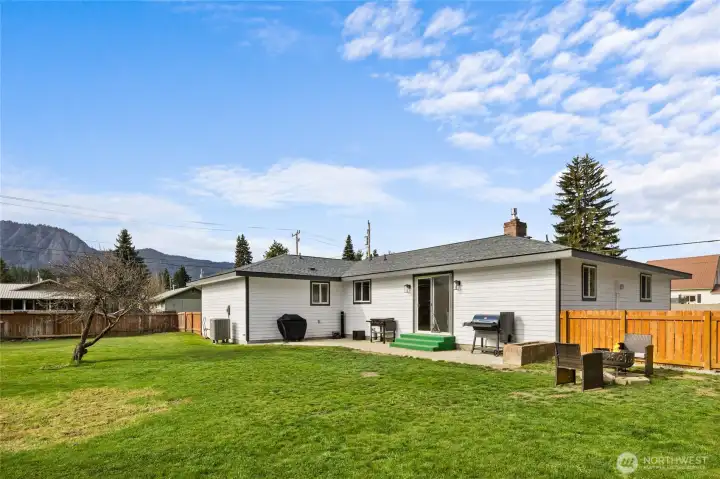 More views from the back of the home.