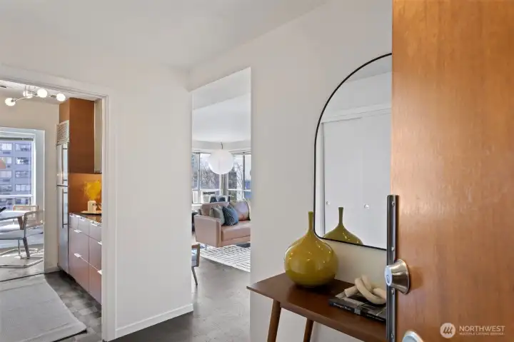 Welcome to unit 610, a SW corner unit, updated and freshly painted.