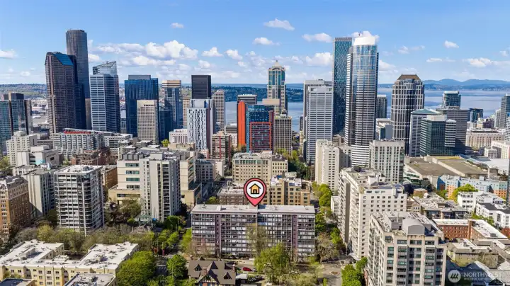 Virginia Mason Medical Center, Harborview, Frye Art Museum, Pike Place Market, too many places to list in walking distance in all directions! Enjoy everything the city has to offer from theater to the market, ballet, art museums, parks, waterfront, bars, restaurants, parks, public transport options, sport and so much more.