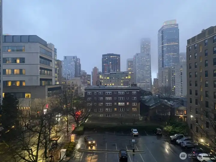 Even on a rainy day, the view is stunning!