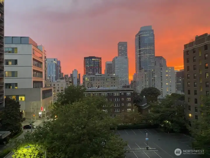 A city sunset like no other!