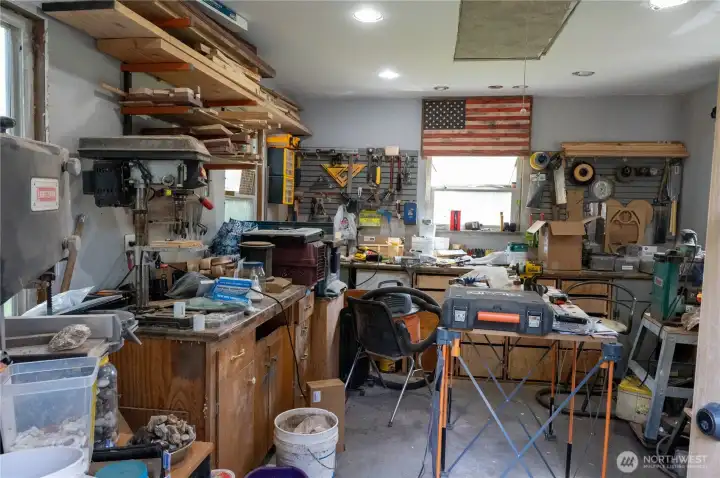 Inside Shed outbuilding