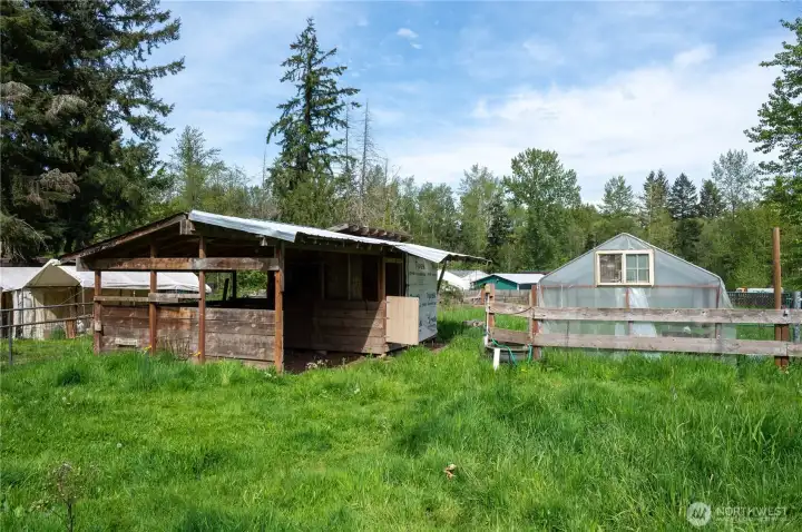Stable and greenhouse