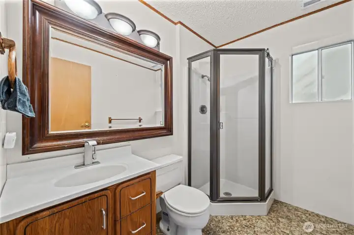 Downstairs 3/4 bathroom