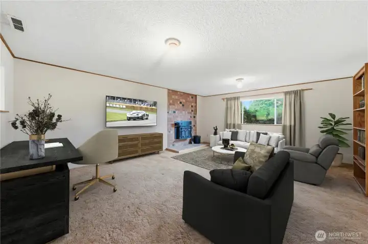 This room is quite spacious