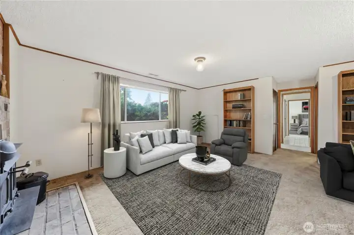 Another angle of the family room