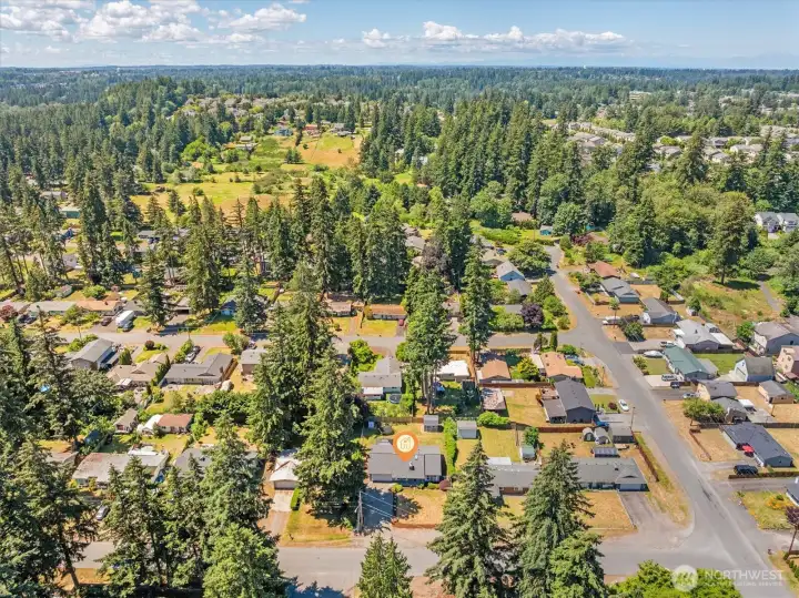 Excellent residential setting.
