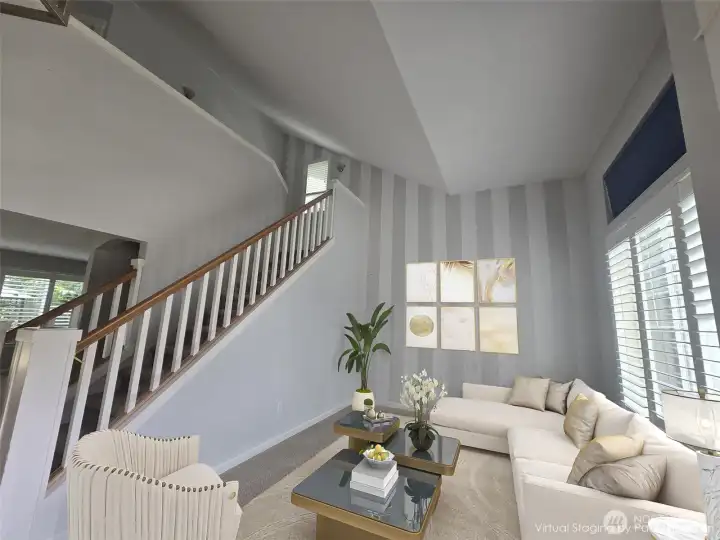 Living Room (virtually staged). Please see disclosures in the remarks.