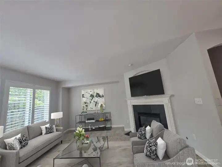Family Room (virtually staged). Please see disclosures in the remarks.
