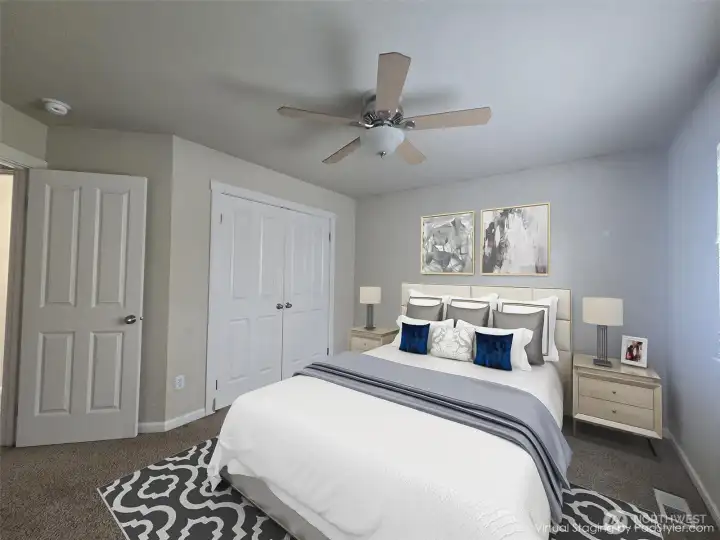 3 of 5 Bedrooms (virtually staged). Please see disclosures in the remarks.