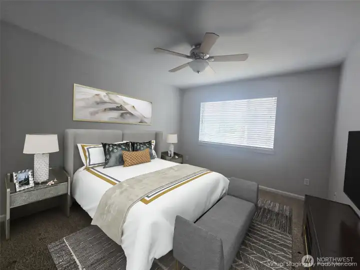2 of 5 Bedrooms (virtually staged). Please see disclosures in the remarks.