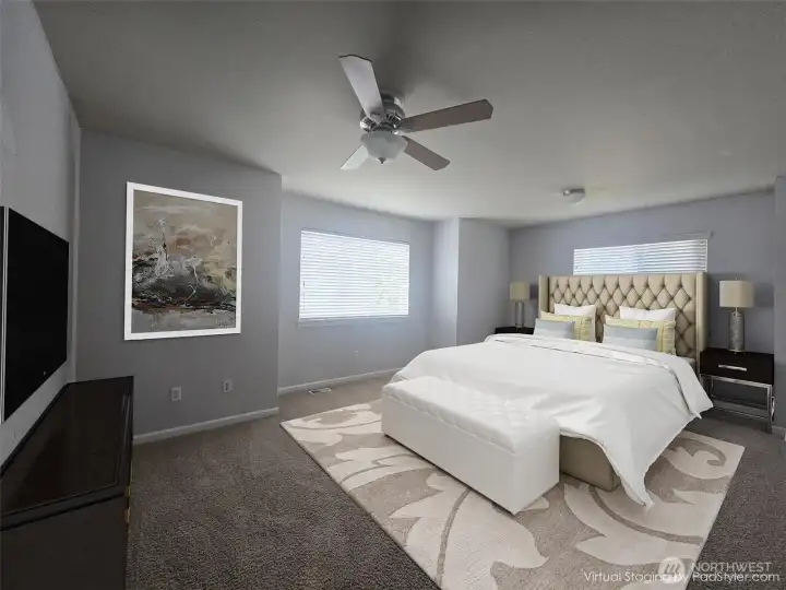 4 of 5 Bedrooms (virtually staged). Please see disclosures in the remarks.