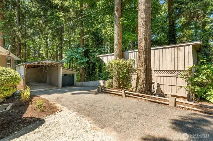 Separate lot Carport + RV parking Separate lot Carport + RV parking