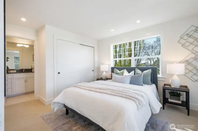 Main Floor Primary Bedroom Suite