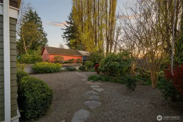 Professionally designed landscaping