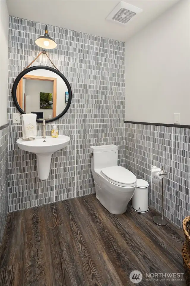 1/2 bath in detached living space