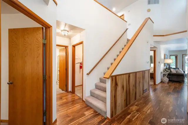 View from Front Door - Stairs leading to 3rd Bedroom
