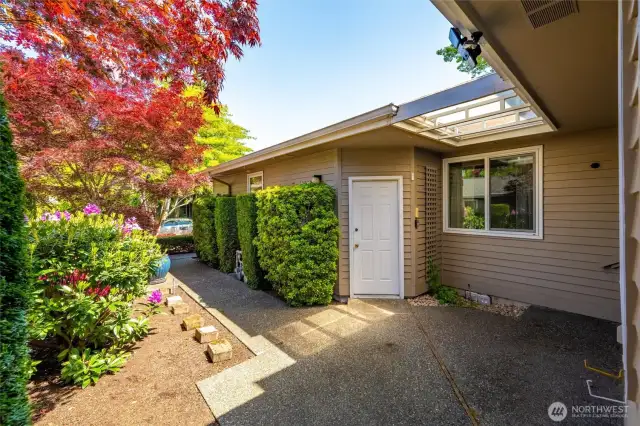 Door to Garage is Across from Front Entry Door