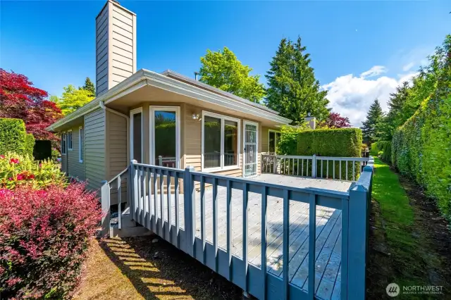 Exterior View of Back Deck