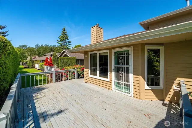 Private Back Deck