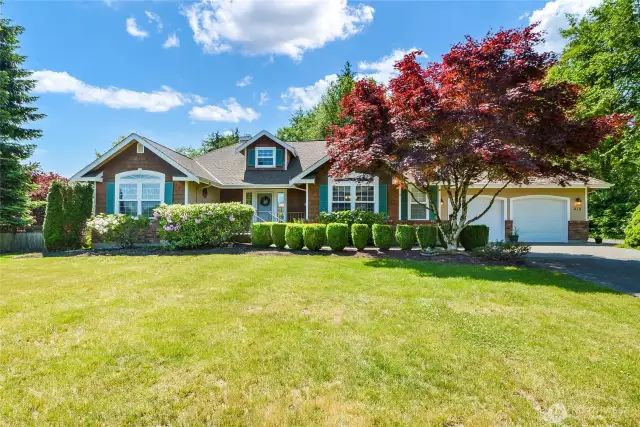 Stunning home on 2.3 acre homesite is meticulously maintained inside and out and shows pride of ownership!!!!