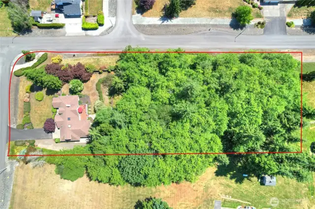Now this is a corner homesite of 2.3 acres, with RV parking and very private. Check out the beautiful yard.