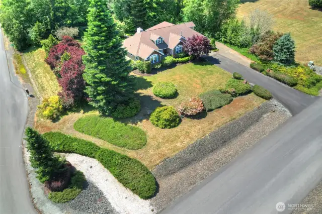 2.3 acre corner homesite that is very private