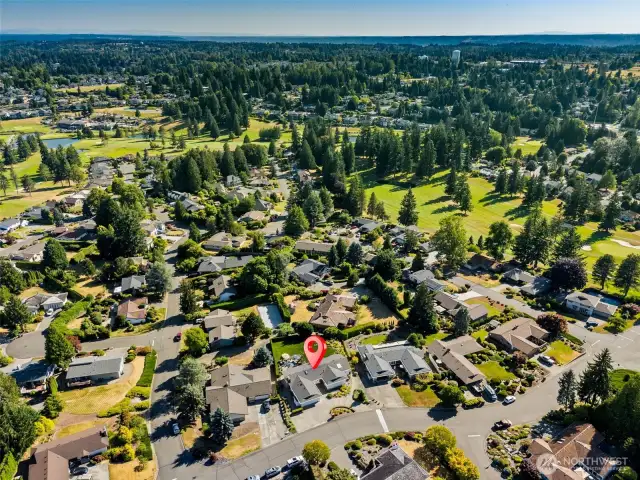 Secure neighborhood is protected by three gates and 24/7 guard service. The neighborhood is full of beautifully landscaped homes and is a pleasure to drive through.