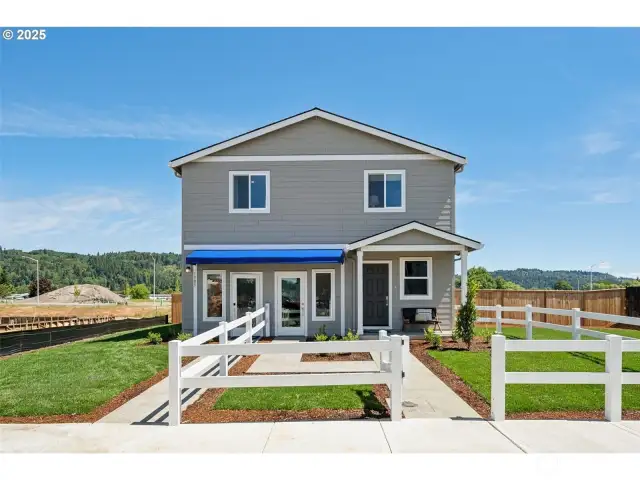 Model Home for sale. This home will have office area converted back to a garage with door. Estimated completion Aug. 28th 2025.
