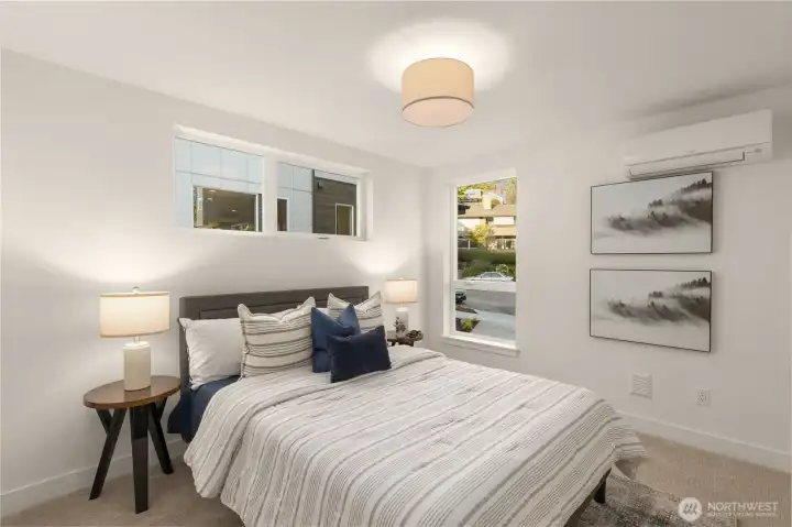 Wake up refreshed in this calming sanctuary, where every detail was chosen for comfort and clarity.