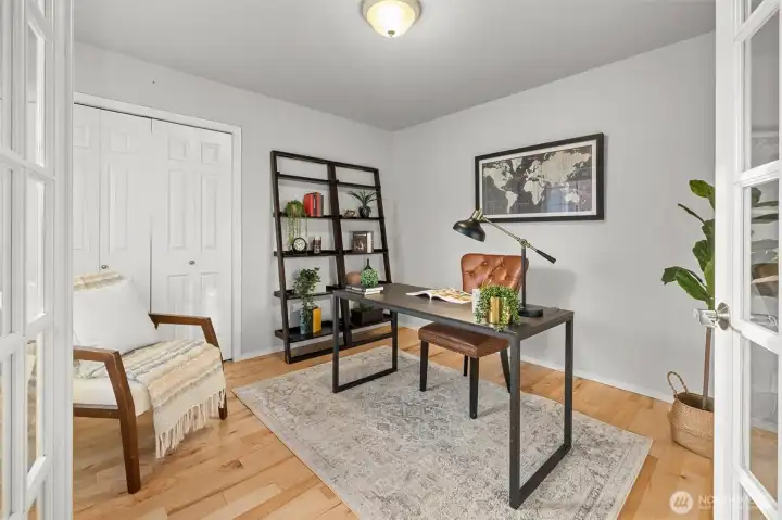 Main floor bedroom/office